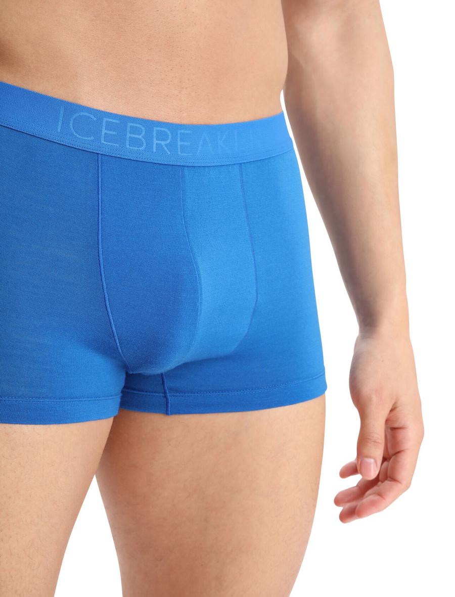 Lazurite Icebreaker Cool-Lite™ Merino Anatomica Trunks Men's Underwear | AU 1289QMAZ